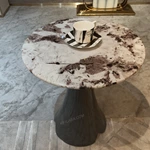 Beige Tufted Leather Sofa Collection with Yellow Velvet Accent Chairs & Stainless Steel Frames